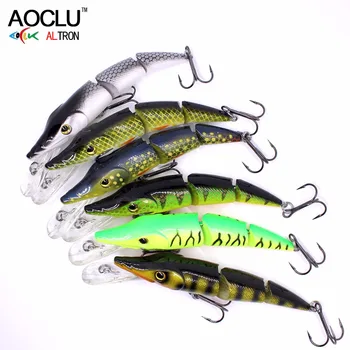 AOCLU 6 pcs/lot Artificial wobbler 105mm 17.4g Sinking Pike Hard Bait Minnow Depth 0.5-1.8m fishing lure VMC hooks 6 colors
AOCLU 6 pcs/lot Artificial wobbler 105mm 17.4g Sinking Pike Hard Bait Minnow Depth 0.5-1.8m fishing lure VMC hooks 6 colors