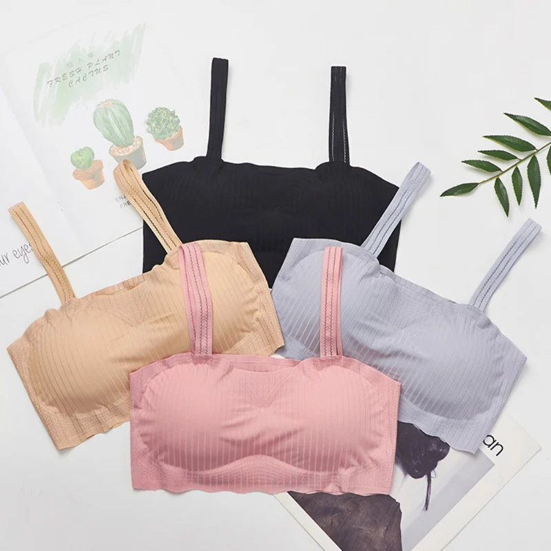 Women Tube Tops Lingerie Backless Bra Ice Silk Wrapped Chest Tube Top Slim Sexy Tanks Underwear
Women Tube Tops Lingerie Backless Bra Ice Silk Wrapped Chest Tube Top Slim Sexy Tanks Underwear