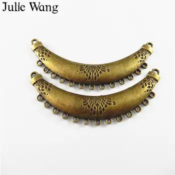 Julie Wang 2 PCS Antique Bronze Vintage Big Crescent Connectors For Necklace Pendants Charms Fndings Jewelry Making Accessory
Julie Wang 2 PCS Antique Bronze Vintage Big Crescent Connectors For Necklace Pendants Charms Fndings Jewelry Making Accessory