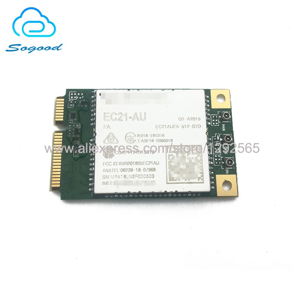 EC21-AU EC21 Mini Pcie 4G FDD-LTE/TDD-LTD B1/B2/B3/B4/B5/B7/B8/B28/B40 CAT1 CATM1 Modem 100% New&Original NO Fake!
EC21-AU EC21 Mini Pcie 4G FDD-LTE/TDD-LTD B1/B2/B3/B4/B5/B7/B8/B28/B40 CAT1 CATM1 Modem 100% New&Original NO Fake!