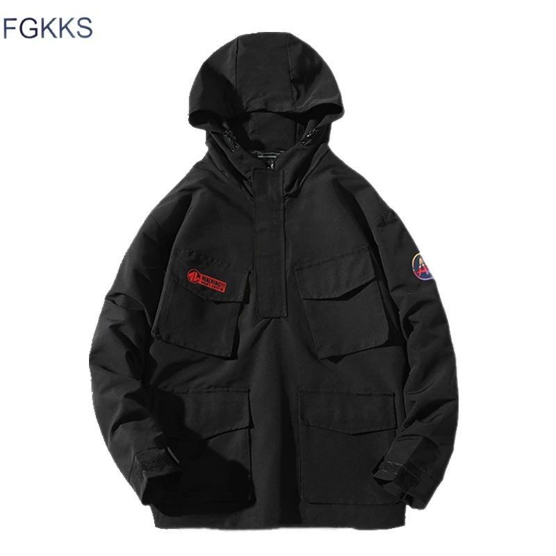 FGKKS Brand Men Hooded Jacket Patchwork Coat 2019 Autumn Men's Bomber Hip Hop Jacket Cargo Coat Male Casual Streetwear Jackets
FGKKS Brand Men Hooded Jacket Patchwork Coat 2019 Autumn Men's Bomber Hip Hop Jacket Cargo Coat Male Casual Streetwear Jackets