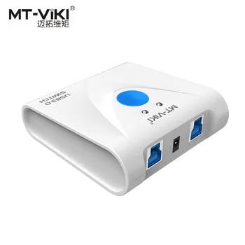 MT-VIKI 2 Port USB3.0 Switch with External Power Supply 5Gbps SS Super Speed USB 3.0 Selector for Printer HDD Recorder Sharing
MT-VIKI 2 Port USB3.0 Switch with External Power Supply 5Gbps SS Super Speed USB 3.0 Selector for Printer HDD Recorder Sharing