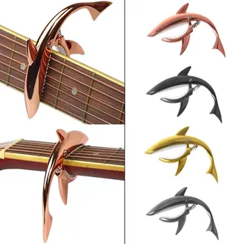 Shark Guitar Capo Zinc Alloy Universal Quick Change Clamp For Acoustic Classic Electric Guitarra Musical Instrument Accessories
Shark Guitar Capo Zinc Alloy Universal Quick Change Clamp For Acoustic Classic Electric Guitarra Musical Instrument Accessories