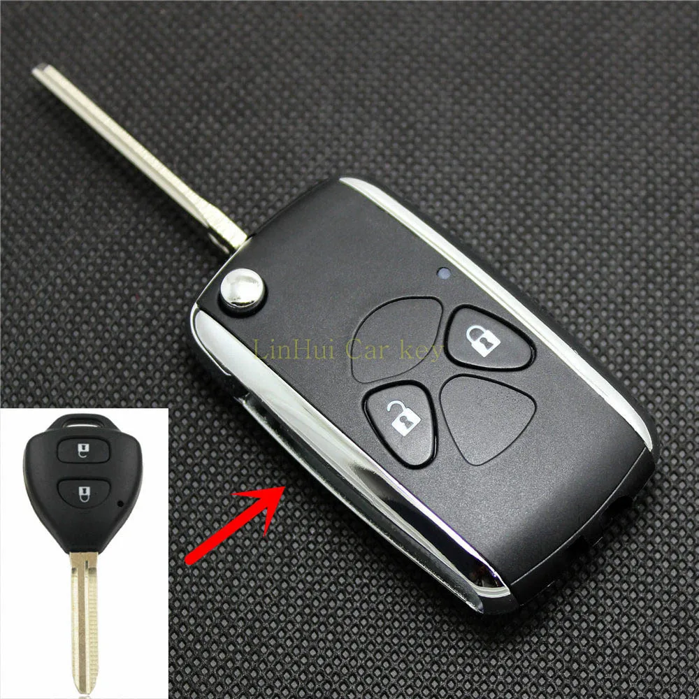 PINECONE Key Case for TOYOTA COROLLA RAV4 Car Key 2 Buttons Metal Side Modified Remote Key Shell Cover With Uncut Blade 1 PC
PINECONE Key Case for TOYOTA COROLLA RAV4 Car Key 2 Buttons Metal Side Modified Remote Key Shell Cover With Uncut Blade 1 PC