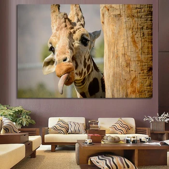 One Piece Posters African Giraffe Painting on Canvas Prints Tropical Art Funny Animals Wall Pictures for Living Room Decoration 
One Piece Posters African Giraffe Painting on Canvas Prints Tropical Art Funny Animals Wall Pictures for Living Room Decoration