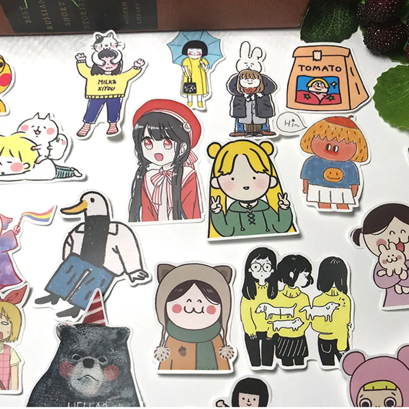 Cartoon Pink Bean Stickers Cute Girl Series DIY Scrapbooking Album journal Gift Happy Planner Card Crafts Decoration Stickers
Cartoon Pink Bean Stickers Cute Girl Series DIY Scrapbooking Album journal Gift Happy Planner Card Crafts Decoration Stickers