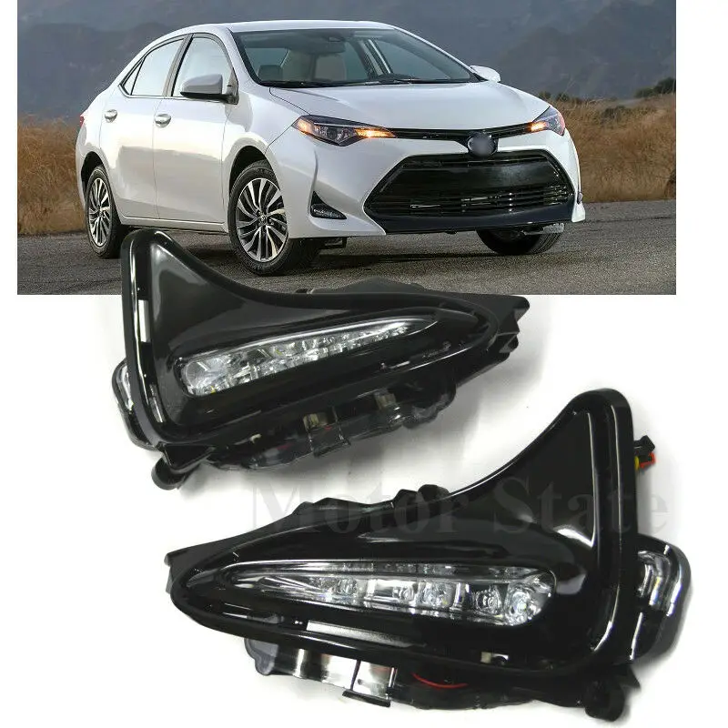 JanDeNing Car Fog Lights for 2017 -ON Toyota Corolla LED Fog Lights Bumper Lamps Front Left & Right
JanDeNing Car Fog Lights for 2017 -ON Toyota Corolla LED Fog Lights Bumper Lamps Front Left & Right