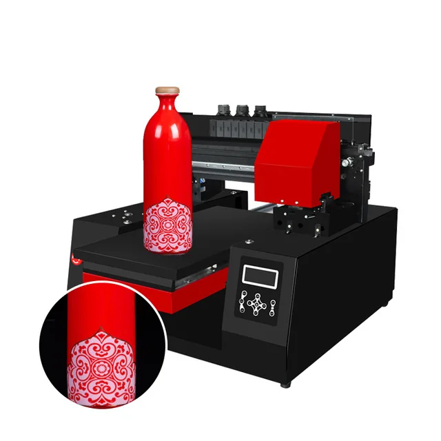 2019 Cylinder Bottle 30*60cm size UV printer with RIP software for white and color ink one pass
2019 Cylinder Bottle 30*60cm size UV printer with RIP software for white and color ink one pass