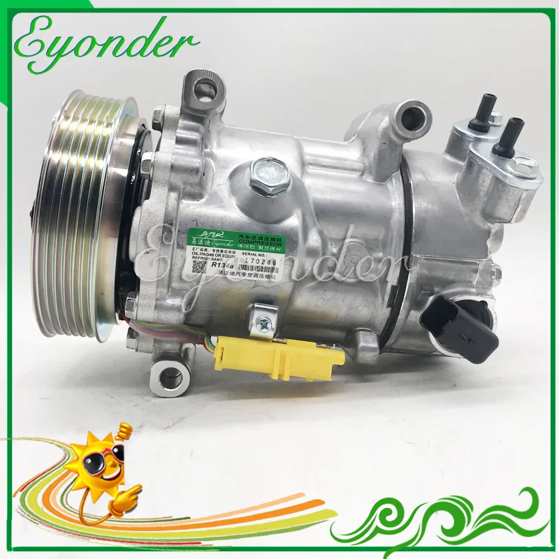 SD6C12 AC A/C Air Conditioning Compressor Cooling Pump 6C12 for Peugeot 308 SW Estate 1.4 1.6 308 CC 1.6 2.0 6453ZZ 9671216280
SD6C12 AC A/C Air Conditioning Compressor Cooling Pump 6C12 for Peugeot 308 SW Estate 1.4 1.6 308 CC 1.6 2.0 6453ZZ 9671216280