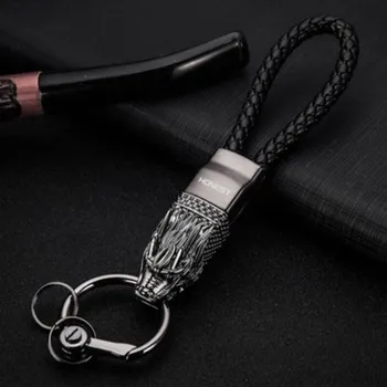 Dragon Head Model Weave Keychain Key Holder Zinc Alloy Car Key Ring Chain Automobiles Car Styling Accessories High Grade Gifts
Dragon Head Model Weave Keychain Key Holder Zinc Alloy Car Key Ring Chain Automobiles Car Styling Accessories High Grade Gifts