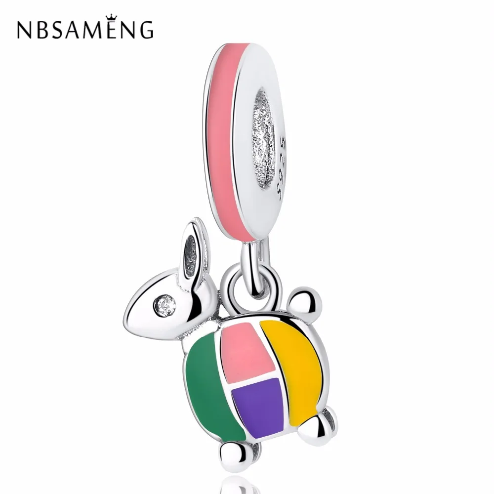 NBSAMENG 100% 925 Sterling Silver Bead Charm Animal Colorful Donkey Pendant Beads Clear CZ Fit Pandora Bracelets Jewelly
NBSAMENG 100% 925 Sterling Silver Bead Charm Animal Colorful Donkey Pendant Beads Clear CZ Fit Pandora Bracelets Jewelly