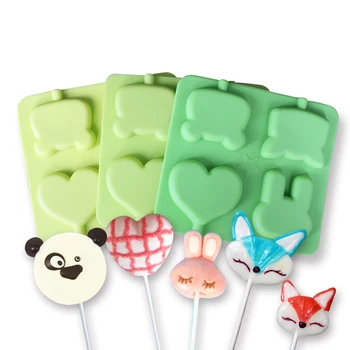 1pc 4 holes animal ice silicone candy mold cute heart and bear designs silicone mould for candy chocolate and soap
1pc 4 holes animal ice silicone candy mold cute heart and bear designs silicone mould for candy chocolate and soap