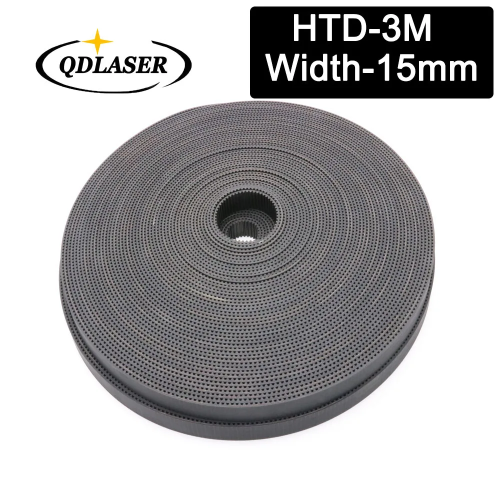 HTD-3M-15mm PU Open Belt Width 3M Timing Belt Polyurethane for CO2 Laser Engraving Cutting Machine
HTD-3M-15mm PU Open Belt Width 3M Timing Belt Polyurethane for CO2 Laser Engraving Cutting Machine