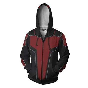 Ant-Man Superhero Cosplay Hoodies 3D Printing Sleeve Zippers Men's Sweatshirts Coat Fashion Sportswear antman Halloween costume
Ant-Man Superhero Cosplay Hoodies 3D Printing Sleeve Zippers Men's Sweatshirts Coat Fashion Sportswear antman Halloween costume