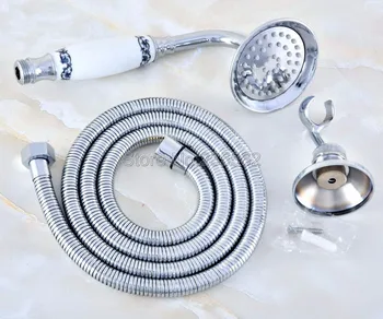 Chrome Brass Telephone Style Bathroom Shower Head Water Saving Hand Held Shower Head Spray &1.5m Hose lhh026
Chrome Brass Telephone Style Bathroom Shower Head Water Saving Hand Held Shower Head Spray &1.5m Hose lhh026