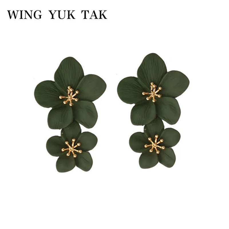 wing yuk tak 2019 New Korean Alloy Flower Drop Earrings For Women Romantic Statement Dangle Earring Female Fashion Jewelry
wing yuk tak 2019 New Korean Alloy Flower Drop Earrings For Women Romantic Statement Dangle Earring Female Fashion Jewelry