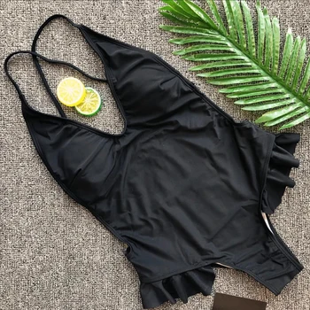 2018 Summer New One Piece Swimsuit Women Sexy Push Up Bikini Solid Ruffles Triangular Swimwear Adjusted-straps Drop Shipping
2018 Summer New One Piece Swimsuit Women Sexy Push Up Bikini Solid Ruffles Triangular Swimwear Adjusted-straps Drop Shipping