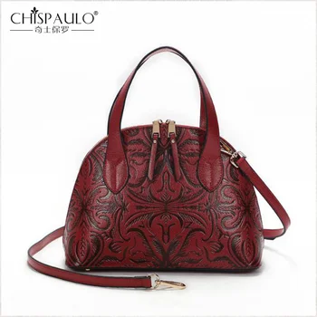 Fashion Embossing Women Bag Vintage Genuine Leather Women Tote Bag Famous Brand Shoulder Bag Chinese Style Shell Women Handbags
Fashion Embossing Women Bag Vintage Genuine Leather Women Tote Bag Famous Brand Shoulder Bag Chinese Style Shell Women Handbags