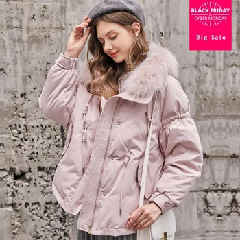 Winter 90% natural fur duck down with natural fur collar down coat female plus size loose style warm down coat wq340 dropship
Winter 90% natural fur duck down with natural fur collar down coat female plus size loose style warm down coat wq340 dropship