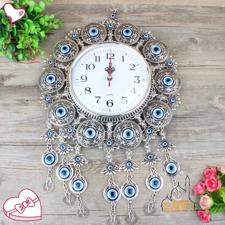 Turkey blue eyes diamond watch pendant Muslim peace pendant hanging eyes home watch Watch
Turkey blue eyes diamond watch pendant Muslim peace pendant hanging eyes home watch Watch