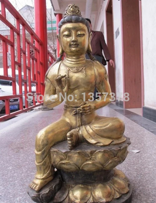 shitou 001112 23"China Tibet Buddhist Bronze Gild gilt Carved tara Kwan-yin Buddha Statue
shitou 001112 23"China Tibet Buddhist Bronze Gild gilt Carved tara Kwan-yin Buddha Statue