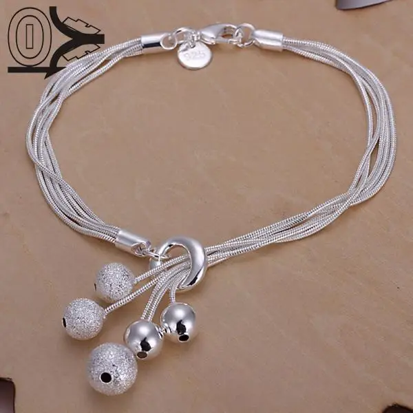 Popular Beautiful Fashion Elegant Jewelry Silver Plated Charm 5 Chain Ball Pretty Hot Lovely Lady Bracelets Jewelry
Popular Beautiful Fashion Elegant Jewelry Silver Plated Charm 5 Chain Ball Pretty Hot Lovely Lady Bracelets Jewelry