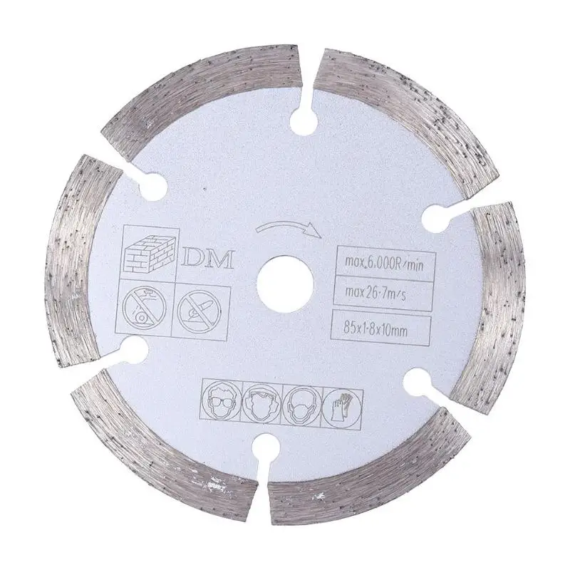 85x10mm / 85x15mm Circular Saw Blade Round Diamond Wheel Discs for Woodworking Metal Plastic Cutting
85x10mm / 85x15mm Circular Saw Blade Round Diamond Wheel Discs for Woodworking Metal Plastic Cutting
