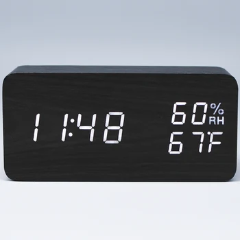 Large LED Digital Alarm Clock Sound Control Student Clock Electronic Desktop Table Clocks USB Calendar Temperature Humidity
Large LED Digital Alarm Clock Sound Control Student Clock Electronic Desktop Table Clocks USB Calendar Temperature Humidity