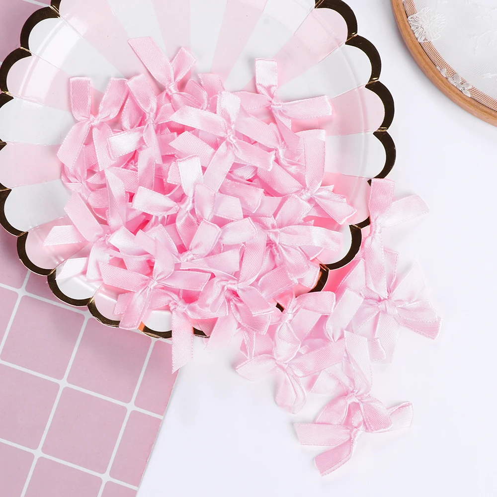 100Pcs/Set Kids Girls Handmade Small Satin Ribbon Bow Appliques Sewing Craft DIY Headwear Hair Wedding Decoration Accessories
100Pcs/Set Kids Girls Handmade Small Satin Ribbon Bow Appliques Sewing Craft DIY Headwear Hair Wedding Decoration Accessories