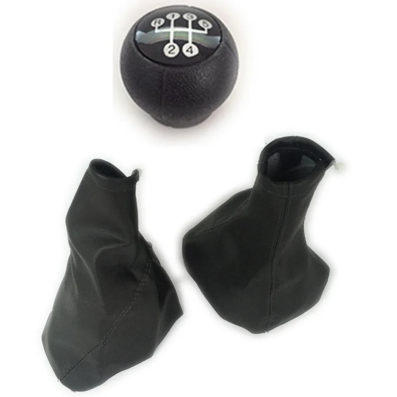 

For Opel CORSA B 93-00 C 01-06 Gear Lever Boot and Handbrake Grips Car Anti Slip Parking Hand Brake Boot and gear shift knob