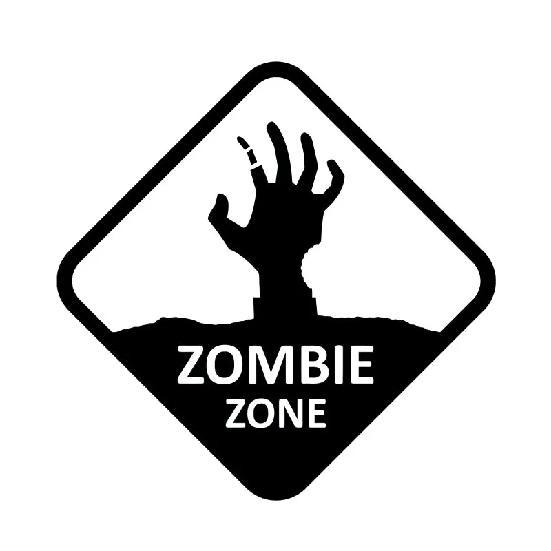 16cm*16cm Fashion ZOMBIE ZONE Walking Dead Hand Sign Black/Silver Vinyl Car Sticker Car-styling Decals S8-1131
16cm*16cm Fashion ZOMBIE ZONE Walking Dead Hand Sign Black/Silver Vinyl Car Sticker Car-styling Decals S8-1131
