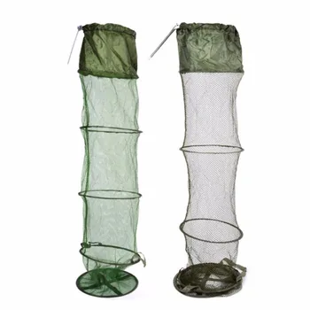30 x 140 PE Fish Net 5-Layer Folding Fish Mesh Hanging Wire Basket High Capacity Collapsible Cage for Fishing 
30 x 140 PE Fish Net 5-Layer Folding Fish Mesh Hanging Wire Basket High Capacity Collapsible Cage for Fishing