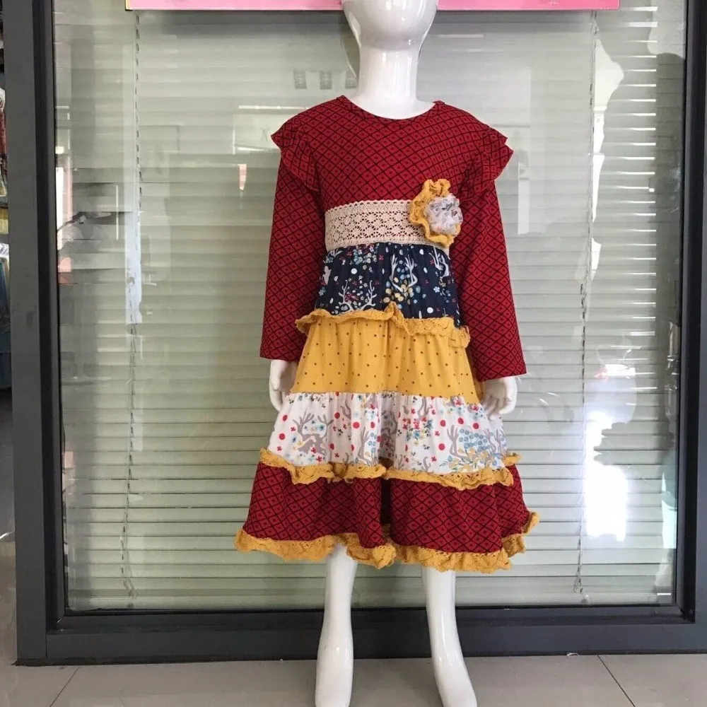 Girls Winter Floral Dress CONICE NINI New Fashion Princess Multiple layers Ruffle Cake Dress Children Party Boutique Girl Dress
Girls Winter Floral Dress CONICE NINI New Fashion Princess Multiple layers Ruffle Cake Dress Children Party Boutique Girl Dress