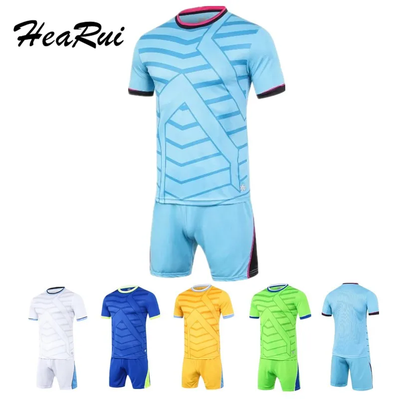 Image Professional custom Adult Breathable 2016 2017 Soccer Jerseys Set Uniforms Football clothes Kit Cheap Football Shirt Tracksuit
