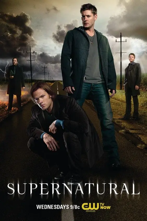 Фэнтезийный телевизор Sam and Dean в винтажном ретро стиле декоративные настенные