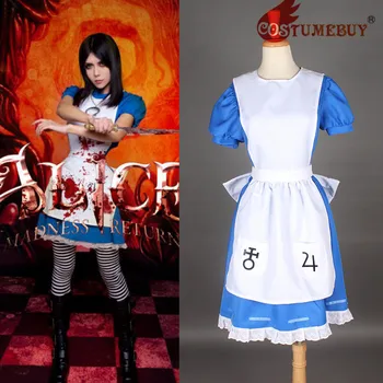 Costumebuy Game Alice: Madness Returns Princess Alice Cosplay costume Alice Maid waitress Dress Party Halloween Costumes
Costumebuy Game Alice: Madness Returns Princess Alice Cosplay costume Alice Maid waitress Dress Party Halloween Costumes