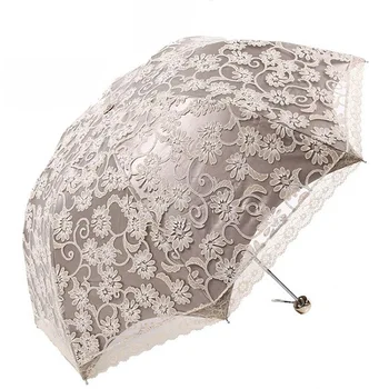 5 Color Lace Flower Umbrella Three Folding Umbrellas Women Sun Rain Umbrella Elegant Princess Lace Sunshade Umbrellas
5 Color Lace Flower Umbrella Three Folding Umbrellas Women Sun Rain Umbrella Elegant Princess Lace Sunshade Umbrellas
