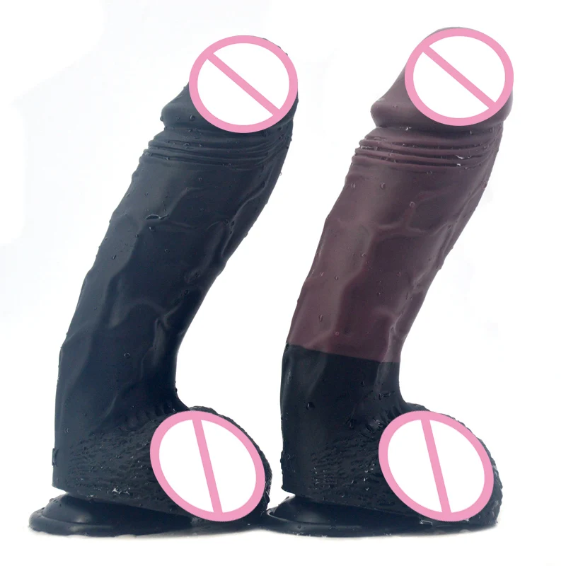Max Width 6cm Super Huge Silicone Dildo Sex Toy With Suction Cup For Women Realistic Glans Penis Do Use Lube Insert Vagina