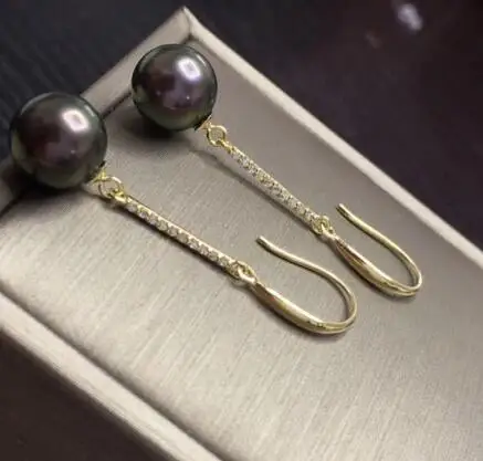 free shipping>>>>noble jewelry charming pair of 10-11mm Tahitian round black green pearl earring 18k
free shipping>>>>noble jewelry charming pair of 10-11mm Tahitian round black green pearl earring 18k