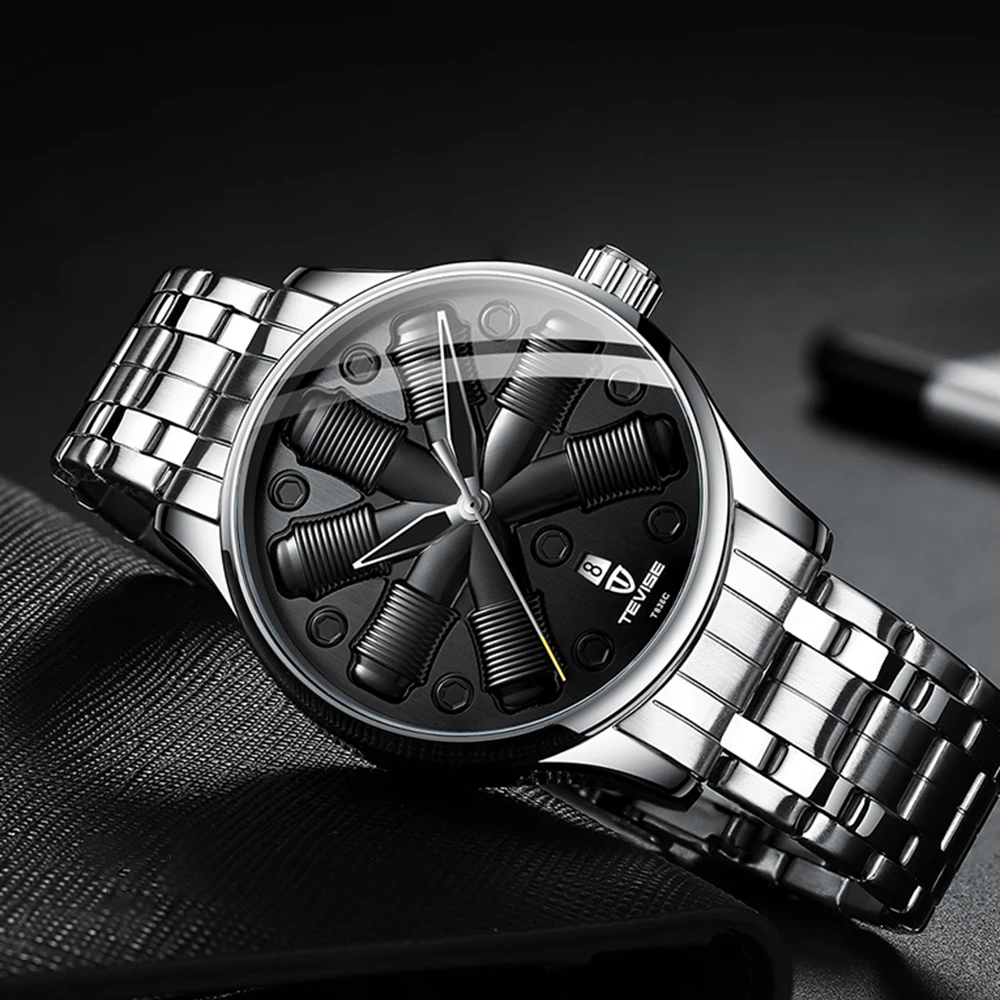 TEVISE T836C men's mechanical watch Business Men Automatic wrist Watch clock Calendar Display mens Timer Male Sport Wristwatch
TEVISE T836C men's mechanical watch Business Men Automatic wrist Watch clock Calendar Display mens Timer Male Sport Wristwatch