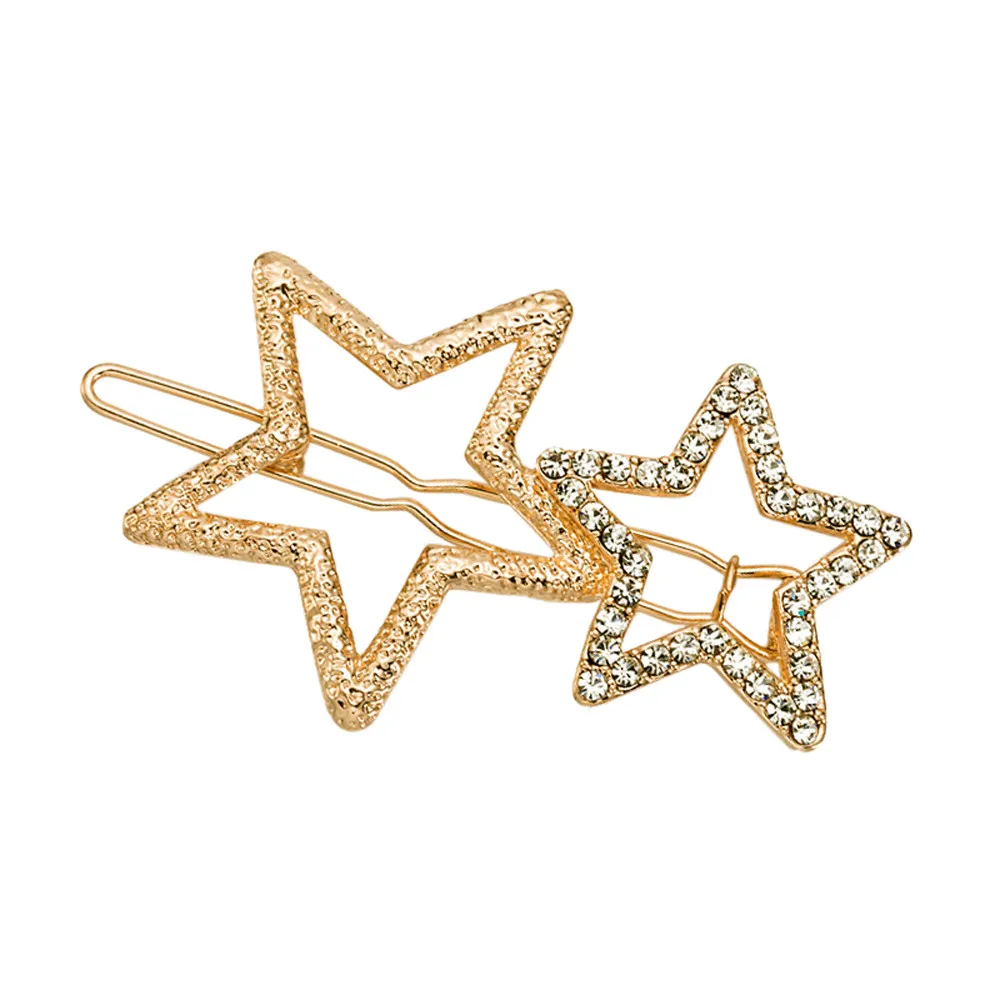 2019 Chic Pentagram shapes Hair Clips Girls Hair Buckle Hairpin Hairgrip Headdress wonderful gifts summer dress collocation A1
2019 Chic Pentagram shapes Hair Clips Girls Hair Buckle Hairpin Hairgrip Headdress wonderful gifts summer dress collocation A1