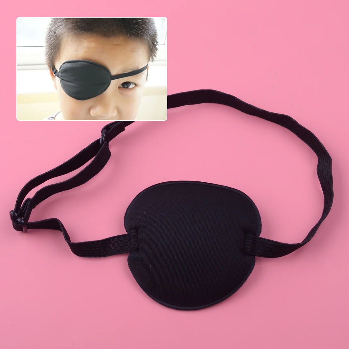 Black Adjustable Pirate Eye Patch Concave Single Eye Mask Groove Eyeshade Blinder for Adult Kid Amblyopia Halloween Party Masks
Black Adjustable Pirate Eye Patch Concave Single Eye Mask Groove Eyeshade Blinder for Adult Kid Amblyopia Halloween Party Masks