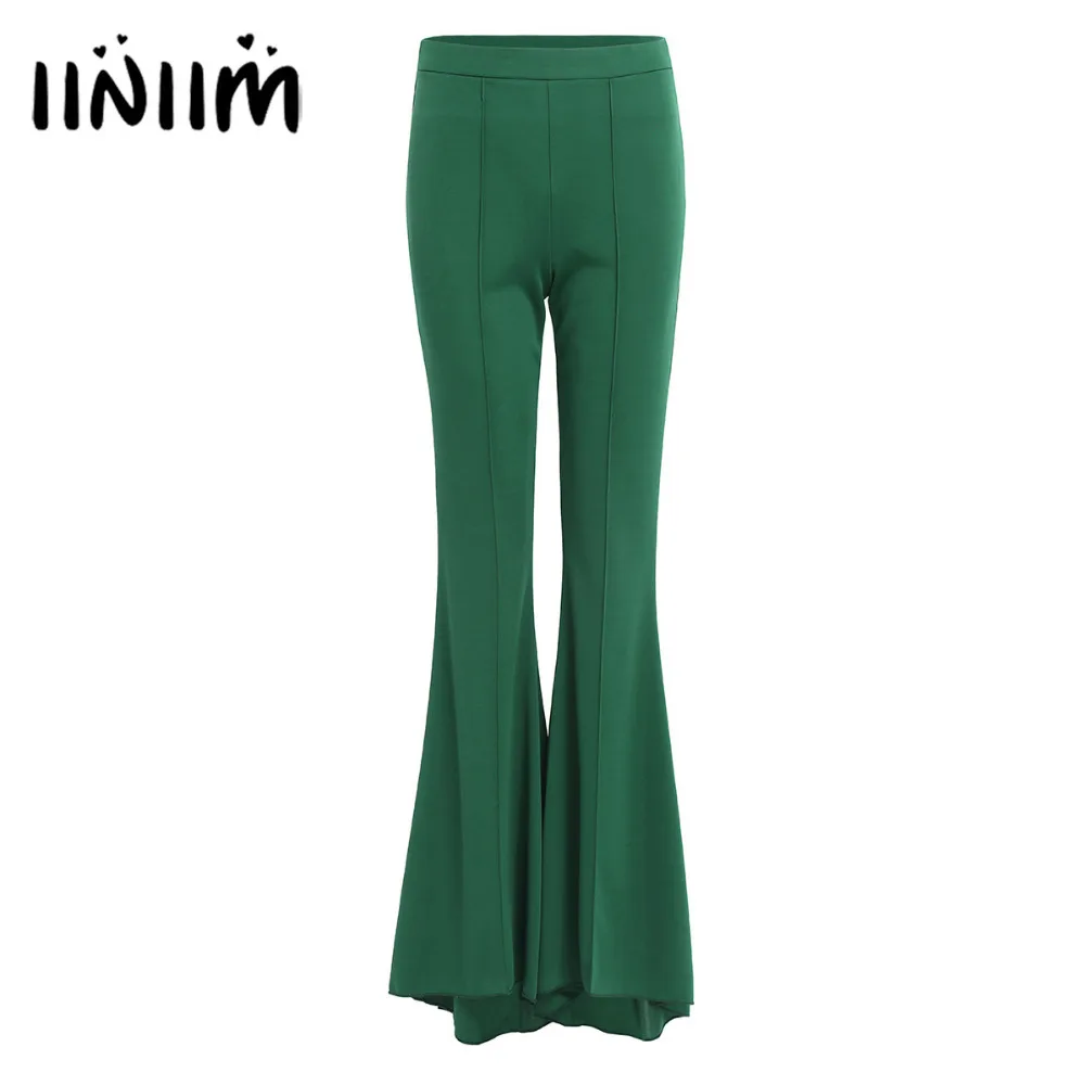 iiniim Fashion Women Spring Summer Party Mid Waist Slim Fit Solid Stretchy Bell Bottom Flare Trousers Wide Leg Palazzo Pants
iiniim Fashion Women Spring Summer Party Mid Waist Slim Fit Solid Stretchy Bell Bottom Flare Trousers Wide Leg Palazzo Pants
