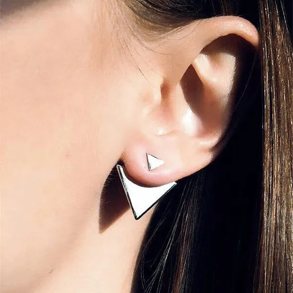 New Fashion Triangle Earrings Women Unique Jewelry Famous Brand Design Geometric Trendy Stud Earrings
New Fashion Triangle Earrings Women Unique Jewelry Famous Brand Design Geometric Trendy Stud Earrings