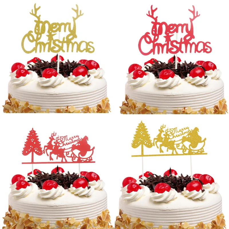 Christmas Red Cake Toppers Flags Santa Claus Elk Tree Merry Christmas Cake Topper Glittler Tree Party Cake Baking Decor Xmas New
Christmas Red Cake Toppers Flags Santa Claus Elk Tree Merry Christmas Cake Topper Glittler Tree Party Cake Baking Decor Xmas New