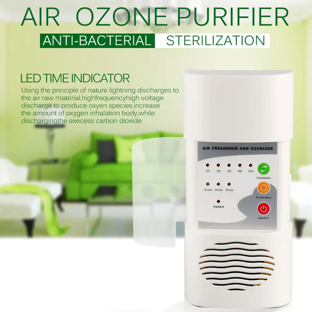 220V Ozonizer Fresh Air Purifier Deodorizer Ozone Ionizer Generator Sterilization Germicidal Filter Disinfection Clean For Home
220V Ozonizer Fresh Air Purifier Deodorizer Ozone Ionizer Generator Sterilization Germicidal Filter Disinfection Clean For Home