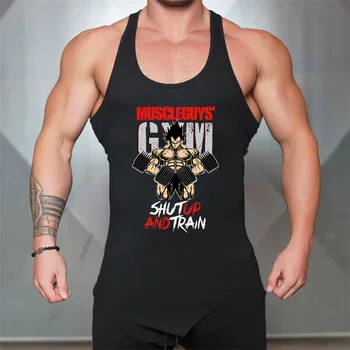 Sports men's new anime cotton running vest deep dig round neck anime super Saiyan artificial word vest
Sports men's new anime cotton running vest deep dig round neck anime super Saiyan artificial word vest