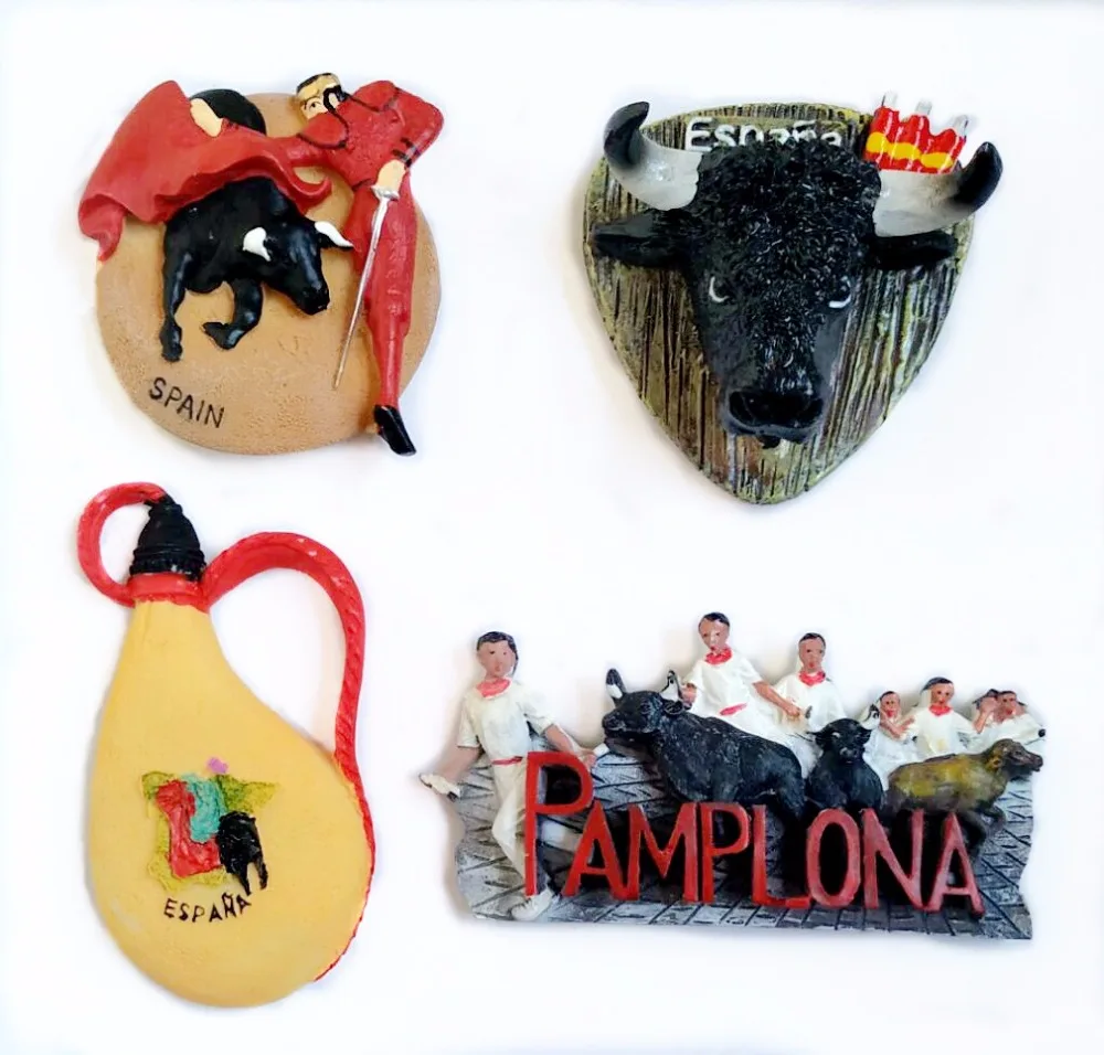Handmade Painted Spain Pamplona 3D Fridge Magnet Home Decortion Refrigerator Magnet Tourism Souvenirs Magnetic Stickers
Handmade Painted Spain Pamplona 3D Fridge Magnet Home Decortion Refrigerator Magnet Tourism Souvenirs Magnetic Stickers