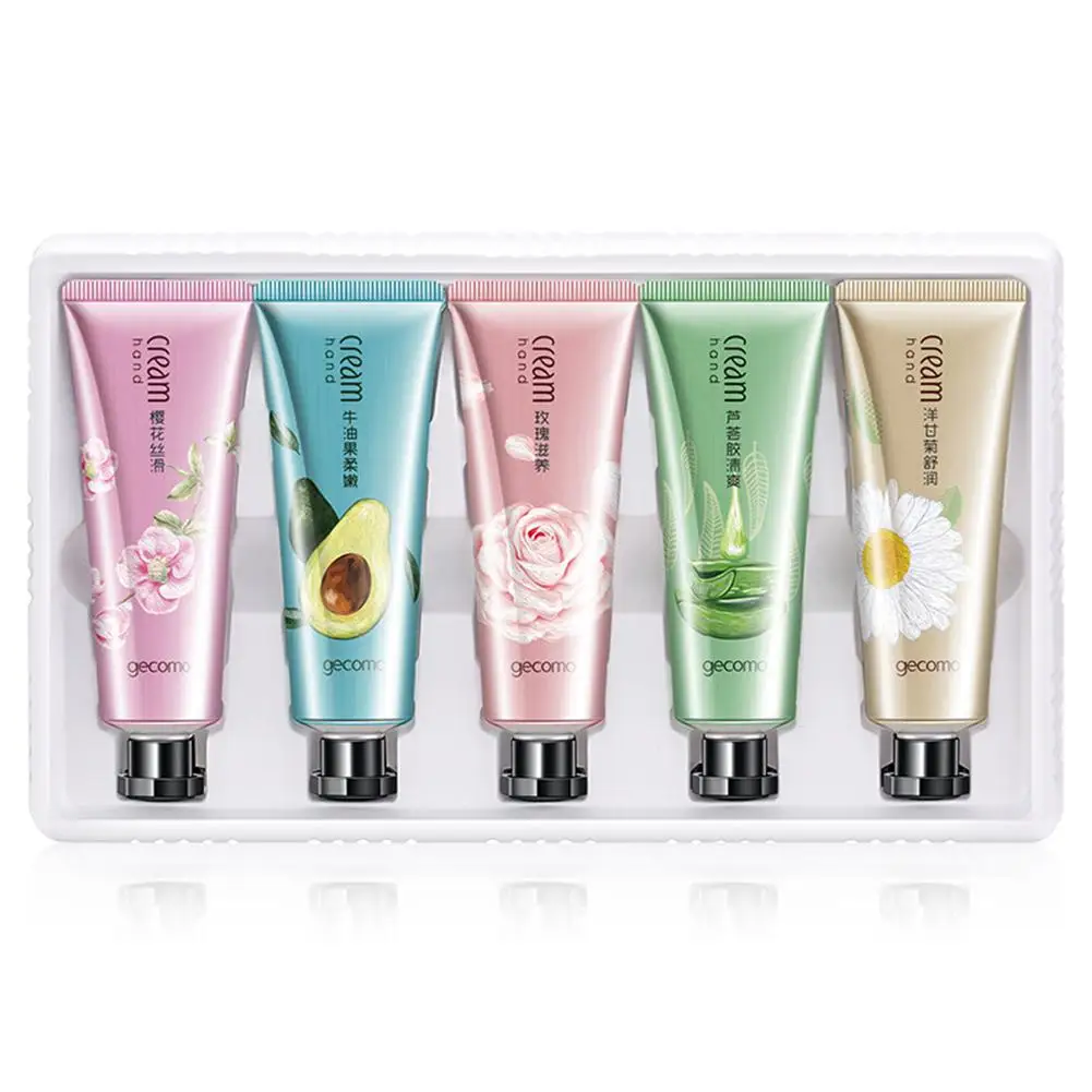 VIBRANT GLAMOUR 5 Pcs/set Plant Extract Hand Cream Set Moisturizing Lotion Nourishing Anti-chapping Whitening Hand Care Cream
VIBRANT GLAMOUR 5 Pcs/set Plant Extract Hand Cream Set Moisturizing Lotion Nourishing Anti-chapping Whitening Hand Care Cream