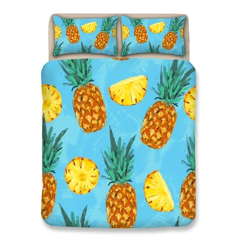 HOT sale 3d fruit Bedding Sets lifelike Pineapple Duvet Cover 3pcs Cartoon new fashion Single Twin Full Queen Sizes
HOT sale 3d fruit Bedding Sets lifelike Pineapple Duvet Cover 3pcs Cartoon new fashion Single Twin Full Queen Sizes